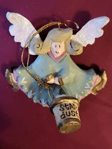 KURT S. ADLER GLITTERY "Angel" Christmas Ornament - Picture 1 of 3