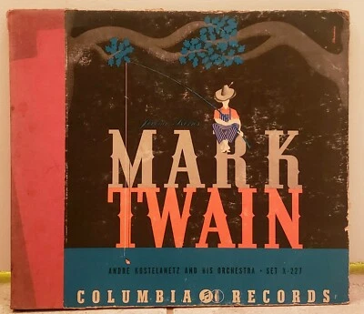 Vintage Mark Twain Columbia Records X-227 Vinyl Set Andre Kostelanetz - Image 1 of 4