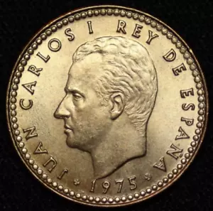 SPAIN ~ 1975 (78) ~ Peseta ~ (1 COIN ONLY) ~ UNC World Coin ☘️ W-#764 ☘️ - Picture 1 of 6