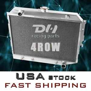 4Rows Alum Radiator For 68-74 Dodge Challenger/Plymouth Satellite V8 Small Block - Picture 1 of 12