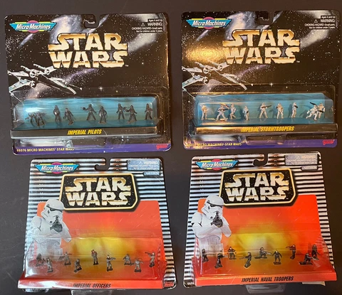 Star Wars Micro Machines IMPERIAL Super lot, Stormtroopers, Officers, ETC NEW Cover
