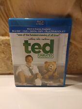 Ted (Blu-ray + DVD, 2012, 2-Disc Set) Unrated Edition ~ Mark Wahlberg