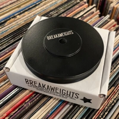 Breakaweight Record Stabilizer Turntable Weight BLACK (for 12" & 7" Vinyl) - Image 1 of 4