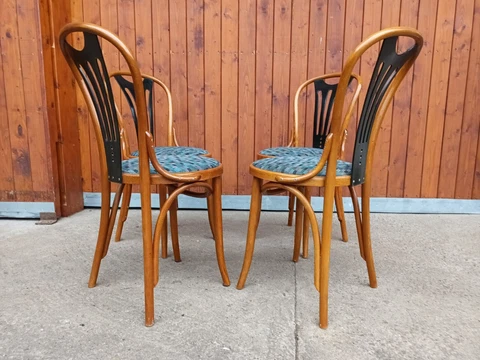 Dining Room Chairs Vintage Coffee House Chairs 4x Chair Bentwood Midcentury 60er Cover