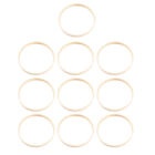  10 Pcs Wooden Bamboo Hoops for Crafts Dream Catcher Macrame Rings