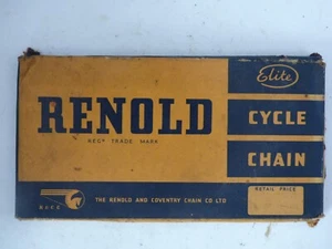 RENOLD ELITE 111 044 TRACK / TRACK BICYCLE CHAIN 1/2" x 1/8" - 110 L - NOS - NIB - Picture 1 of 3