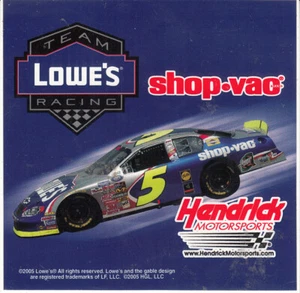 2005 Team Lowe's Racing Hendrick Motorsports KYLE BUSCH Decal / Sticker  - Picture 1 of 1