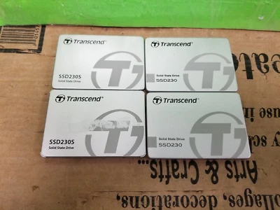 (4) MIX MODELS OF Transcend 128GB SSD Solid State Drive SSD230S/SSD230 #J2019 - Image 1 of 4