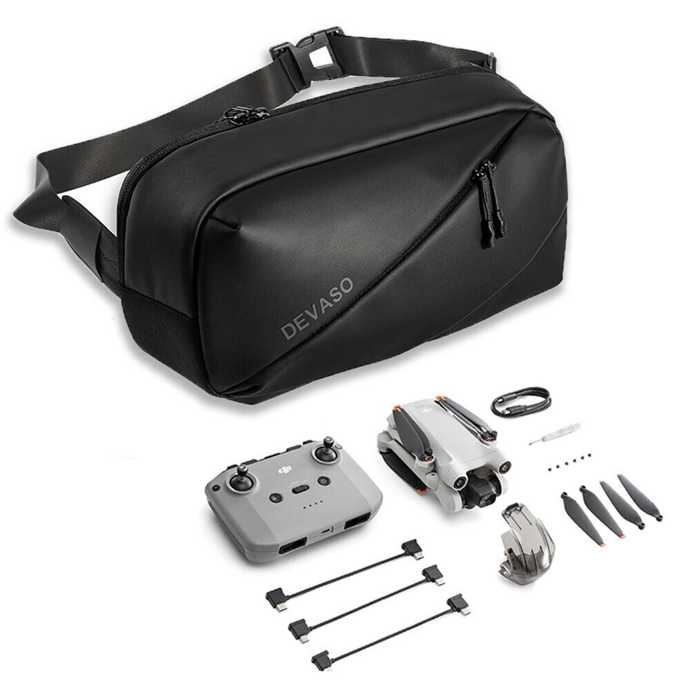 Travel Chest Bag for DJI Mini 3 Pro/OM 6/Gopro/Insta360 Camera Drone Accessories