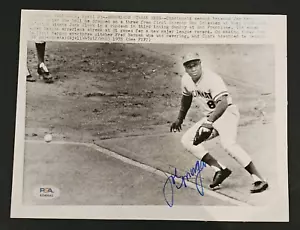 1978 JOE MORGAN Signed Original PRESS Photo-HOF-CINCINNATI REDS-PSA - Picture 1 of 7