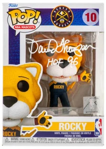 David Thompson Signed Nuggets Rocky NBA Mascot Funko Pop #10 w/HOF'96 - (SS COA) - Picture 1 of 1