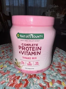 Nature's Bounty Complete Protein & Vitamin Shake Mix with Collagen & Fiber - Picture 1 of 5