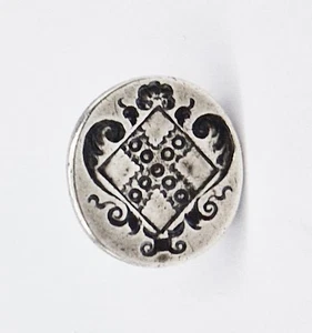GEORGIAN STERLING SILVER FOB INTAGLIO SEAL c1790 HERALDIC FAMILY CREST - Picture 1 of 5