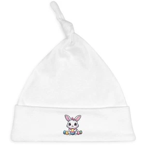 'Easter Bunny With Eggs Kawaii Style' Baby Beanie Hat (BH00026895) - Picture 1 of 7