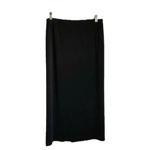 Chicos Travelers Damen Midi A-Linie Rock XL/16 schwarz Pull-On Slinky Stretch USA - Bild 1 von 14