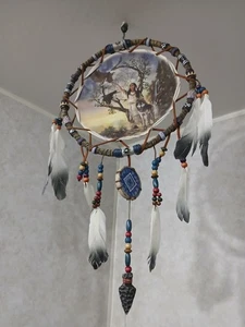 bradford exchange,/Dream Catcher "mystic Dreams"/rare Russ Docken - Picture 1 of 5