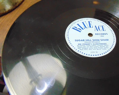 Rex Stewart - Love in My Heart / Sugar Hill Shim Sham (1951) Blue Ace 78 V+ V V+ - Image 1 of 4