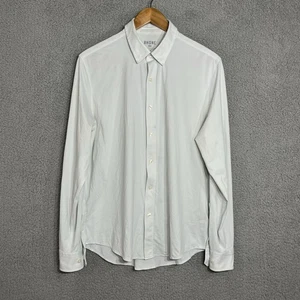 Rhone Commuter Button Up Shirt Mens Medium Classic Fit Gray Performance Stretch - Picture 1 of 12