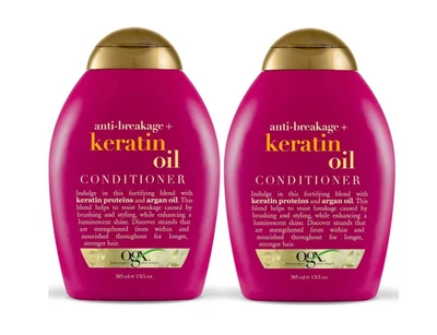 Pack 2 OGX Anti Breakage + Keratin Oil Conditioner, 13 Ounce - Image 1 of 2
