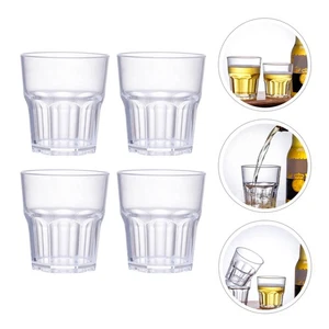 6 vasos de bar irrompibles vasos de degustación de chupito para beber transparentes - Imagen 1 de 12