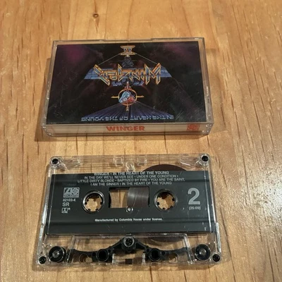 Winger In The Heart Of The Young CASSETTE TAPE 1st US issue CRC firehouse dokken - Image 1 of 3