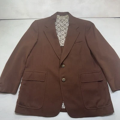 "Chaqueta marrón de colección Hart Schaffner Marx Jack Nicklaus para hombre 46"" pecho Silverwoods" Foto 1 de 4