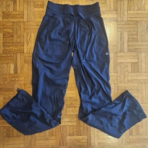 Pantaloni Lululemon Dance Studio vita media pantaloni lunghi in vero blu navy taglia 2 32" - Foto 1 di 14