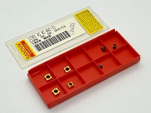 SANDVIK Carbide Inserts - LCMX 02 02 04C-53 1020 - Qty. 4 - Picture 1 of 2