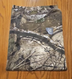 Realtree Men's Long Sleeve Scent Control Hunting T-Shirt – Size 2XL – APX Camo - Picture 1 of 7