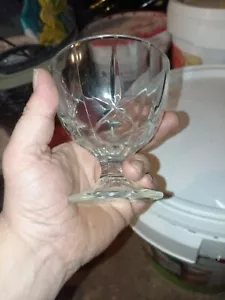 Copas de helado del año 1923 de vidrio prensado de alta calidad - Imagen 1 de 4