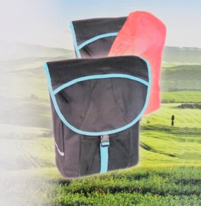 XL Seitentasche für Gepäckträger 2er Set Fahrrad Tasche Radtour Gepäck groß - Bild 1 von 9