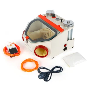 220V dental sandblasting machine dental technology double head fine blasting machine w/LED lamp - Picture 1 of 11