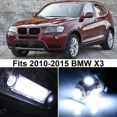20 x Premium Xenon White LED Lights Interior Package Upgrade for BMW X3 - Image 1 of 4
