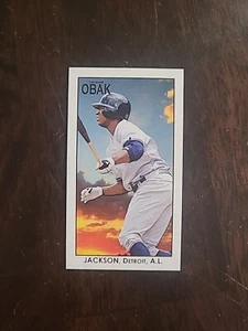 2009 Tristar Obak Austin Jackson RC T212 mini inserto #4 nero SP/50 tigri - Foto 1 di 2