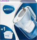 BRITA Caraffa Filtrante Style per Acqua, Bianco E Grigio (2.4L) - Incl. 1 Filtro