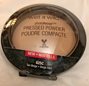 Wet n Wild Photofocus Pressed Powder 825C Tan Beige Sealed! New! Full Size - Bild 1 von 3