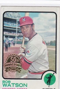 2022 Topps Heritage 1973 Stamped Originals #110 Bob Watson - Astros - Bild 1 von 1