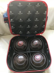 Thomas Taylor Lignoid Bowls MD Size 1 with Travel Bag & Original Box - Picture 1 of 10