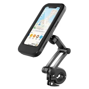 360° Handlebar Clamp Bike Phone Mount for All Mobile Cell Phone under 6.7 inches - Picture 1 of 1