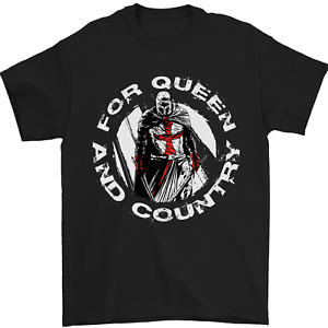 St Georges Day For Queen & Country England Mens T-Shirt 100% Cotton