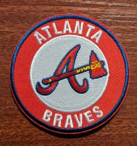 Atlanta Braves Patch ATL MLB Baseball Sports Embroidered Iron On Patch 3" - Picture 1 of 3