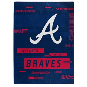 Atlanta Braves MLB 60" x 80" Coperta di Peluche, Morbida e Calda - Foto 1 di 1