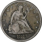 [#1272186] États-Unis, 20 Cents, Seated Liberty, 1875, Carson City, Argent, B+