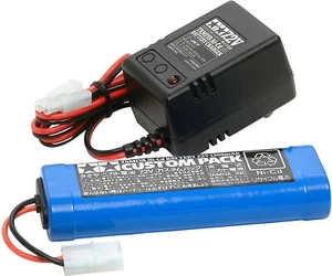 Tamiya Nicad Battery 7.2V Custom Pack Charger Set 55087 - Picture 1 of 2