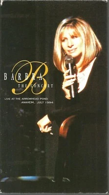 Barbra Streisand - Barbra The Concert VHS 1994 Live At The Arrowhead Pond VTG Foto 1 de 4