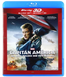 CAPITAN AMERICA: El Soldado de Invierno (2ª Mano) Solo el BR 3D Reg. A-B-C L-30 - Imagen 1 de 2