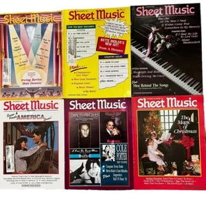 Complete 1991 Sheet Music Magazine Standard Piano Edition Volume 15, No. 1-6 - Picture 1 of 7