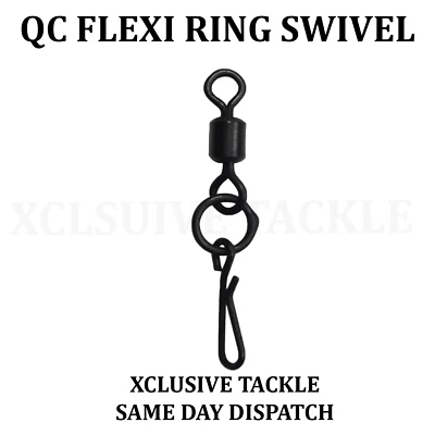 Quick Change Flexi Ring Swivel (Size 8) - Carp Fishing Swivels Carp Tackle - Image 1 of 2