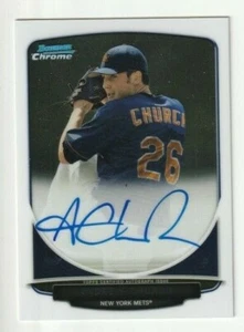 2013 Bowman Chrome Andrew Church New York Mets Autograph Auto Card - Picture 1 of 1