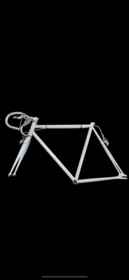 4130 Chromoly Rahmen & Gabel Set Starter Kit 52cm oder 55cm Rahmen Neu Verpackt - Bild 1 von 4